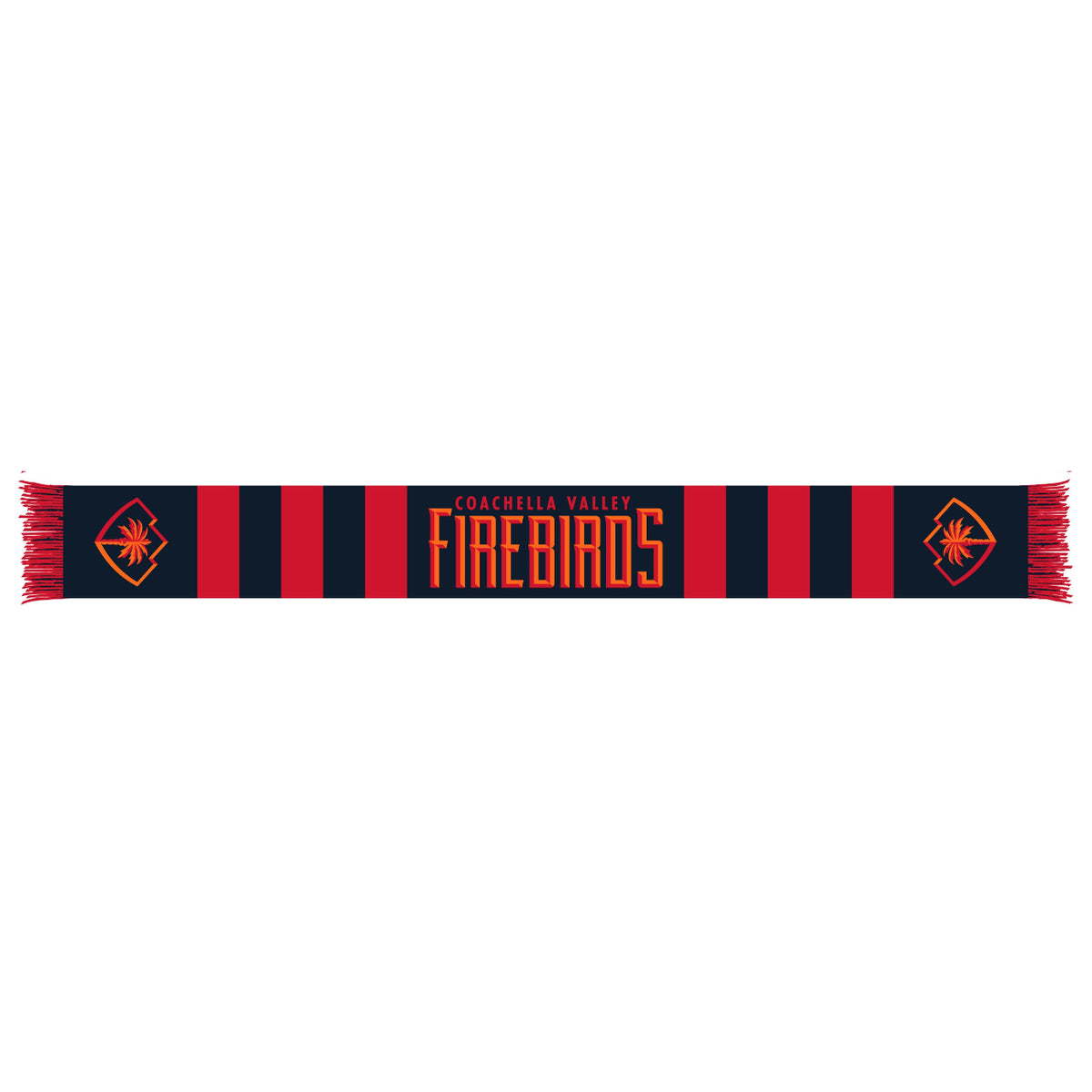 Coachella Valley Firebirds Rugby Striped HD Ultra Scarf