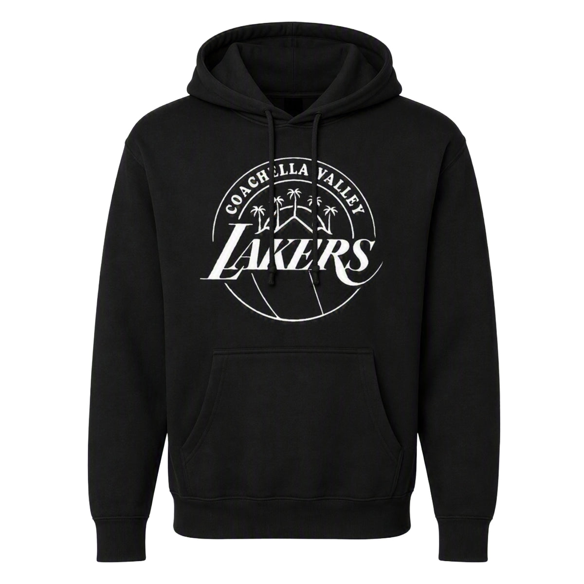Coachella Valley Lakers Primary White Logo Hoodie