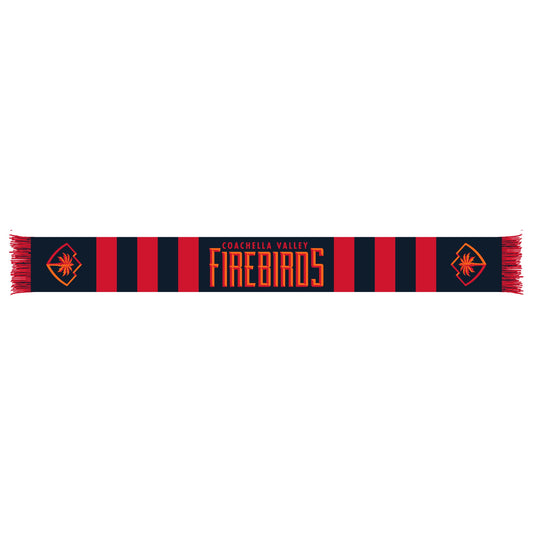 Coachella Valley Firebirds Rugby Striped HD Ultra Scarf