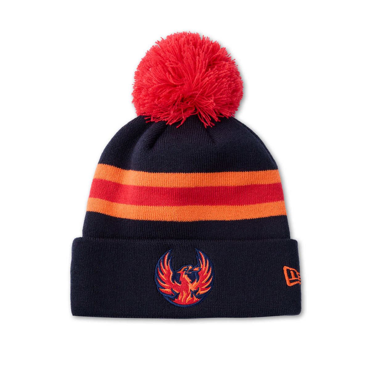 Coachella Valley Firebirds Navy Pom Cuff Beanie