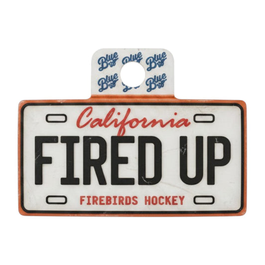 Coachella Valley Firebirds Fired Up CA License Plate Sticker