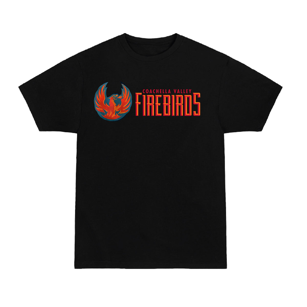 Coachella Valley Firebirds Horizontal LU Black Tee