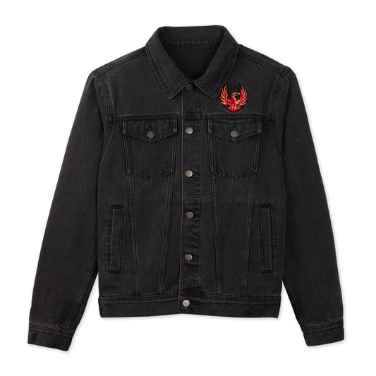Coachella Valley Firebirds Womens Chenille Denim Jacket
