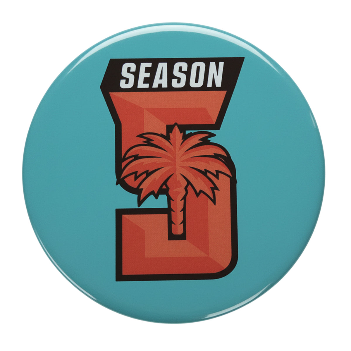 Coachella Valley Firebirds 5th Anniversary Firebird Logo Puck