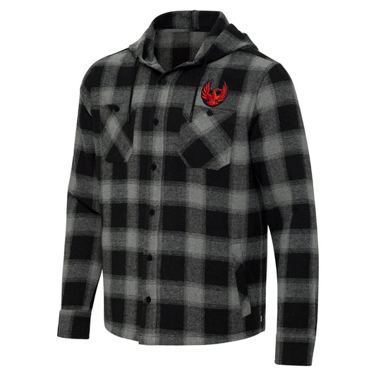 Coachella Valley Firebirds Arranged Shacket Black