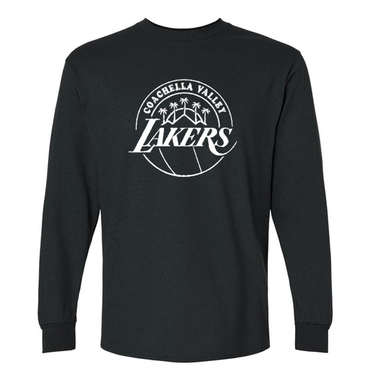 Coachella Valley Lakers Primary Logo Outline Long Sleeve Tee