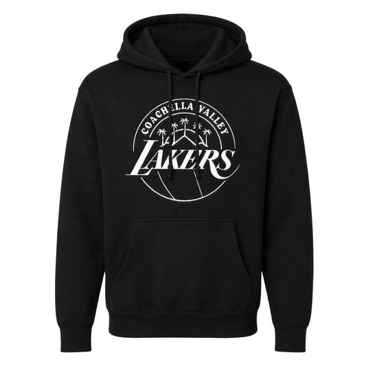 Coachella Valley Lakers Primary White Logo Hoodie